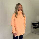 Black Friday Elle Funnel Neck - Pastel Peach