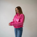 Claudia HALF-ZIP Sugarberry