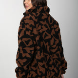 Aztec Elle Sherpa Fleece - Brown