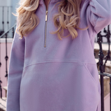Cosy fleece Lilac Bloom