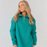 Elle Funnel Neck - Talk to me Teal