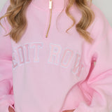 Claudia HALF-ZIP Pink Mist restock June