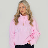 Claudia HALF-ZIP Pink Mist restock June