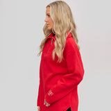 Elle Funnel Neck - Red Red (restock June)
