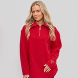 Elle Funnel Neck - Red Red (restock June)