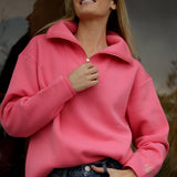 Elle Funnel Neck -  Coral Candy