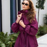 Rhode Windbreaker Burgundy Plum