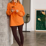Cosy ELLE fleece Her-mes Orange