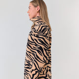 Elle Print Fleece Tiger