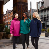 Elle Funnel Neck - Moody Teal