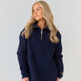 Elle Funnel Neck - Sailor Navy