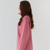 Elle Funnel Neck - Rose