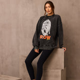 Acid Wash Cotton Crew Cheetah restock September